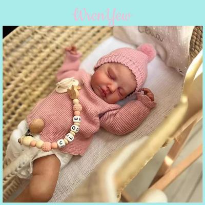 Authentic Reborn Baby Doll Lou Lou Silicone Full Body For Gift And Display