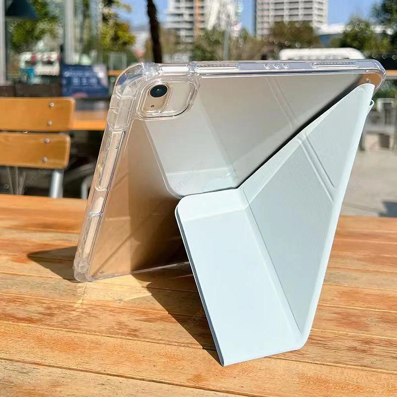 Y-Fold Case For  A16 11th iPad Air 11 M3 M2  iPad 10th Gen 10.2 7 8th 9th Pro11 M4 Air4 5 10.9 Air13 M2 M3 Pencil Holder
