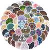 60 Mandala Flower Yoga Graffiti Stickers Luggage Guitar Notebook DIY Waterproof Stickers