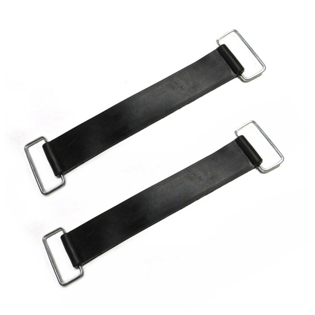 Non-Slip Battery Straps Rubber Band 7inchx1inch Black Motorcycle ATV Battery Fixed Holder Rubber Strap Band