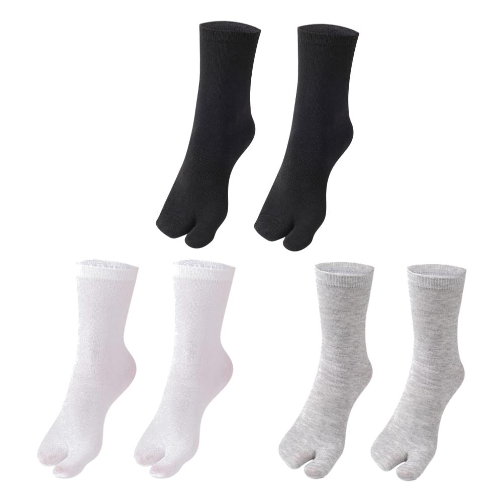Fashion Japanese Style Tabi Toe Socks for Men Women Summer Fiber Two Finger Socks Kimono Flip Flop Sandal Split Tabi Toe Sock