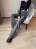 Women's 2024 High-Waisted Retro Slimming Straight-Leg Jeans - Autumn/Winter Versatile Wide-Leg Pants