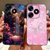 Luxury Matte Silicone Soft Case For Tecno Spark 10c 10 Pro Spark10 4G 5G KI5k KI5q KI7 KI8 Capa Flower Loving Heart Bowknot Etui