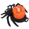 Crawly Halloween Spider Pumpkin Lamp Scary Spider Night Light Electronic Candlelight  Haunted House