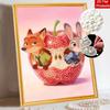 Disney Pearl Art Painting Zootopia Apple Cottage Handmade diy5D Pearl Gem Painting Pictures Crafts Special Shape Home Wall Decoration