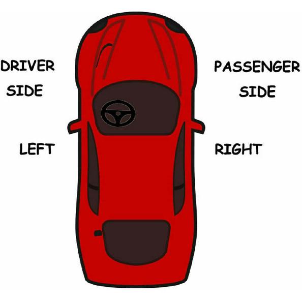 BOOLEE Mirror Glass Replacement Fit For 2007-2012 Toyota Camry/Camry Hybrid (1St Digit Of VIN Is A 1,4 Or 5 Made In USA Only) Passenger Right Side RH