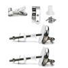 Toilet Bowl Repair Set Toilet Fixture Mounting Set Hardware Set Bathroom Toilet Replacement Set Toliet Hinges/Screws