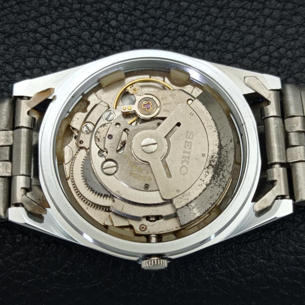 REFURBISHED SEIKO 5 AUTOMATIC MENS WATCH JAPAN MADE WHITE DIAL CUSTOM A440032-2 QV90-a440032