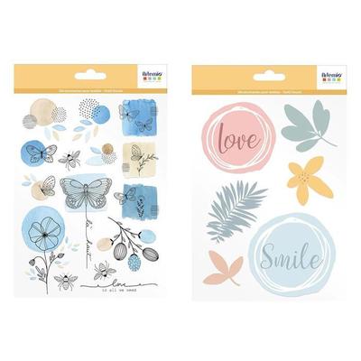 2 A5 Slow Life Iron-on Textile Transfers