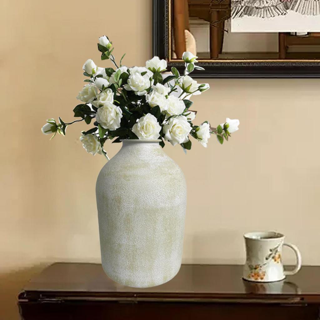 Ceramic Flower Vase Modern Holder Rustic Pottery for Bedroom