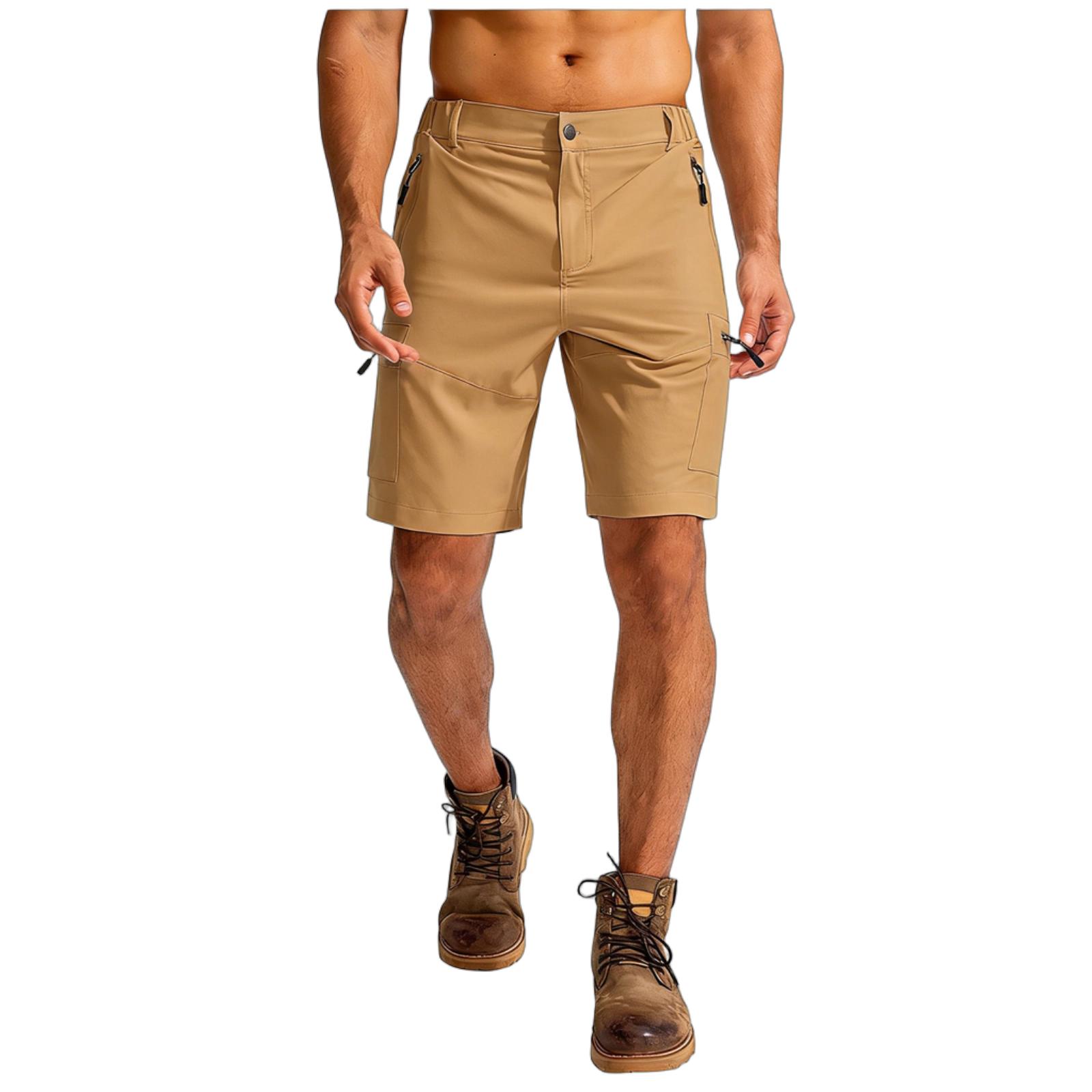 Men s Summer Outdoor Casual Shorts Men s Loose-fitting Sports Golf Shorts XXL верблюд