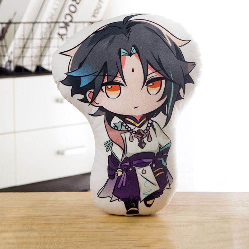 Genshin Impact 45cm Plush Doll Cushion Featuring Cozy Characters For Home Decor