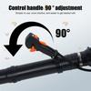 Leaf Blower, 63CC Gas Powered Backpack Blower, 2-Stroke Snow Blower for Lawn Care Yard Dust Debris (Black)