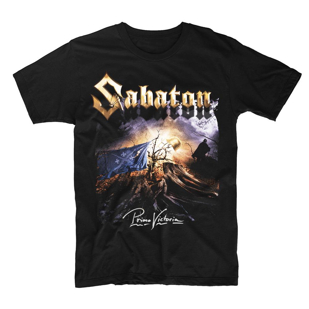 Sabaton Primo Victoria Металлическая футболка Футболка МУЖСКАЯ ЖЕНСКАЯ Унисекс Футболка L