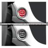 Carbon Fiber Push Start Button, 25-26mm Universal Engine Start Button Cover, Car Interior Decoration for Most Cars SUVs (Carbon Black)