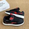 Summer black niche skateboard shoes couple with the same street shot versatile casual retro bread shoes