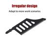 B17B T142Hb Curved Jigsaw Blade-5Pcs T Shank Flush Cutting Replacement Blades For Precision Cuts