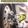 18V Cordless Electric Impact Wrench 800N.m Brushless Wrench Rechargeable 1/2 inches Li-ion Battery For Car Tires Power Tools
