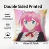 Harem Anime We Never Learn Cushion Cover Soft & Easy-Wash Pillow Case – Versatile For Couch, Bed, Travel And Office