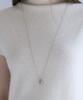 Pearly More Metal Ball Pendant Necklace_Pm25N015Wt