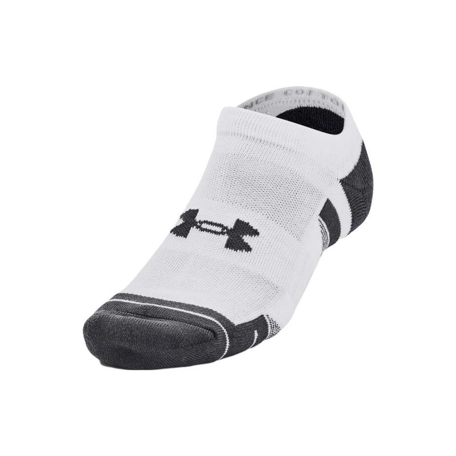 Under Armour Ankle Socks Unisex 3 Pack White 1379526-100