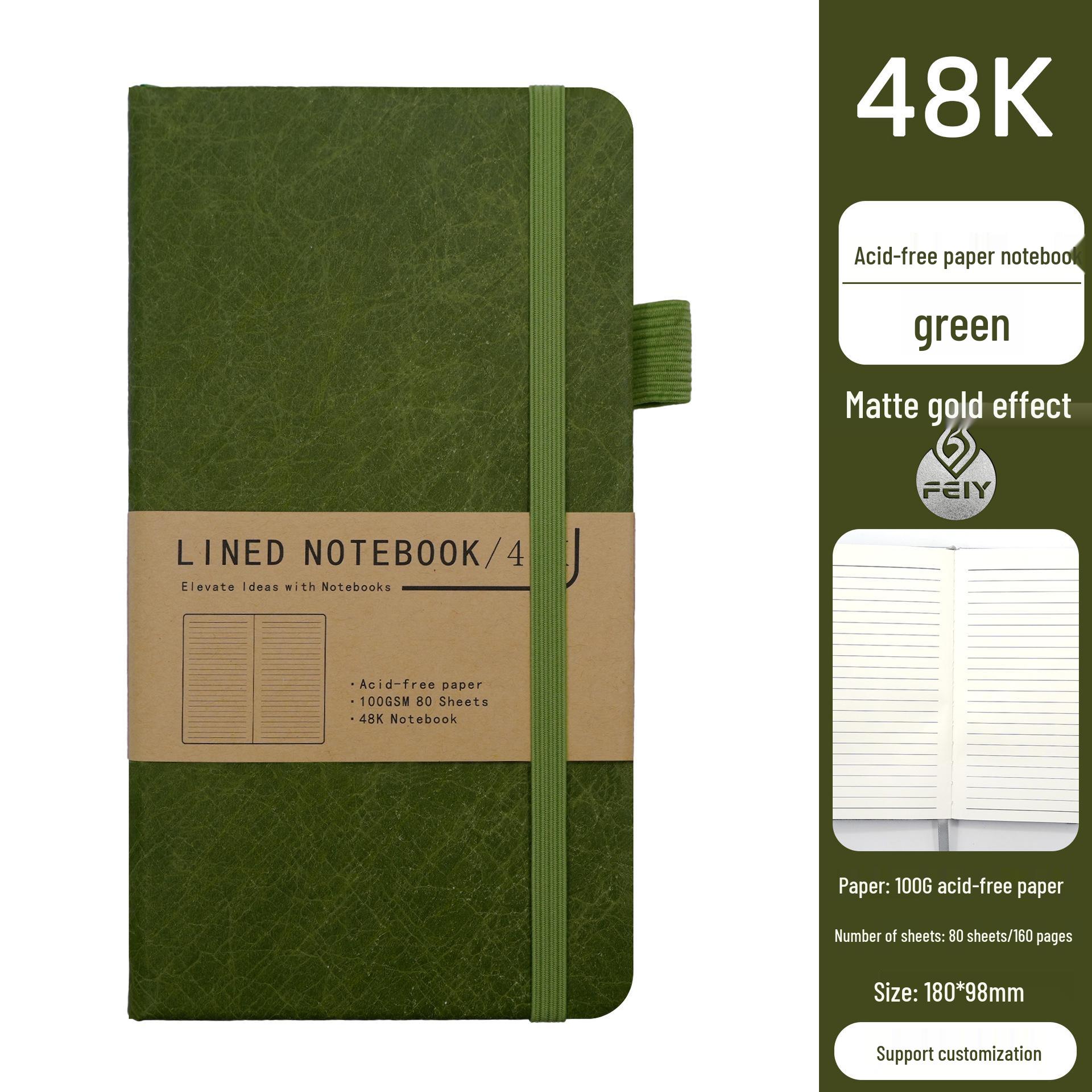 Eco-friendly DuPont Paper A5 Notebook - Waterproof Cover, Lined, Portable, Custom Logo Option A5 Acid-Free Paper