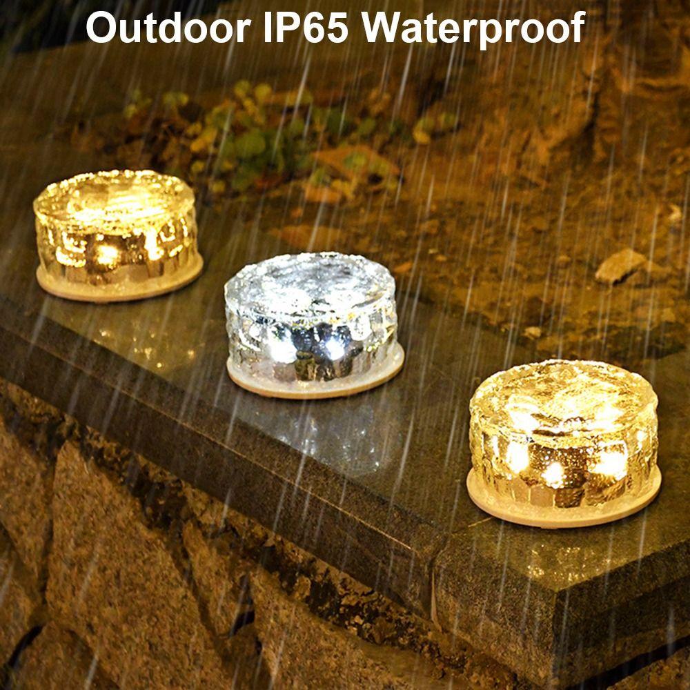 LED Outdoor Buried Light Round Deck Lights Step Decorative Light  Driveway
