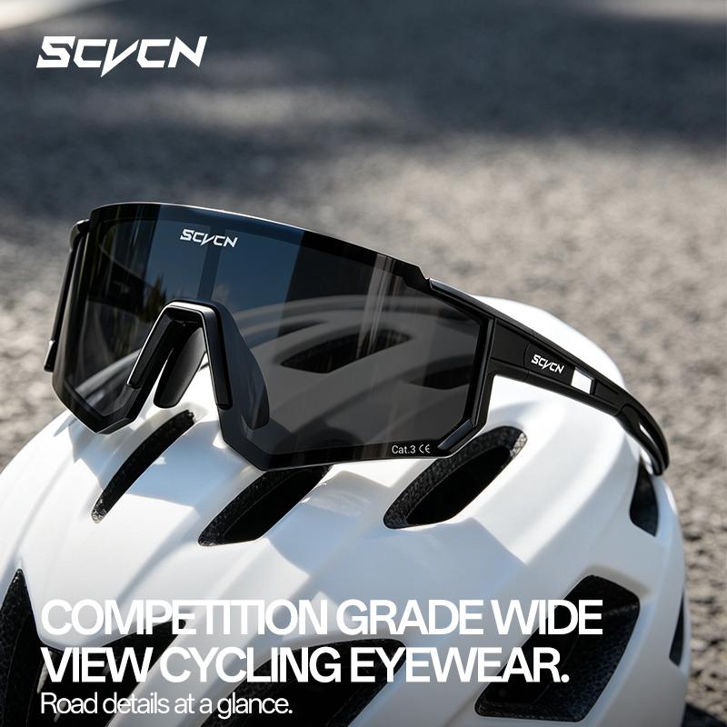 SCVCN HD New Outdoor Cycling Sunglasses Stylish Sports Road Bike Glasses Men Women Driving Running Hiking Pickleball Sunglasses 7