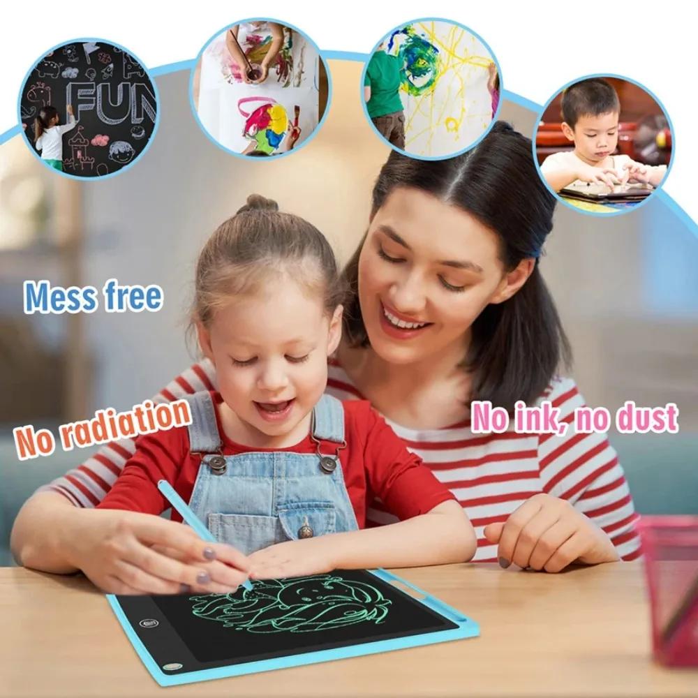 12 Inches Childrens Color LCD Screen Electronic Drawing Board Writing Boardhandwriting Board Drawing Tools Childrens Toys Gifts