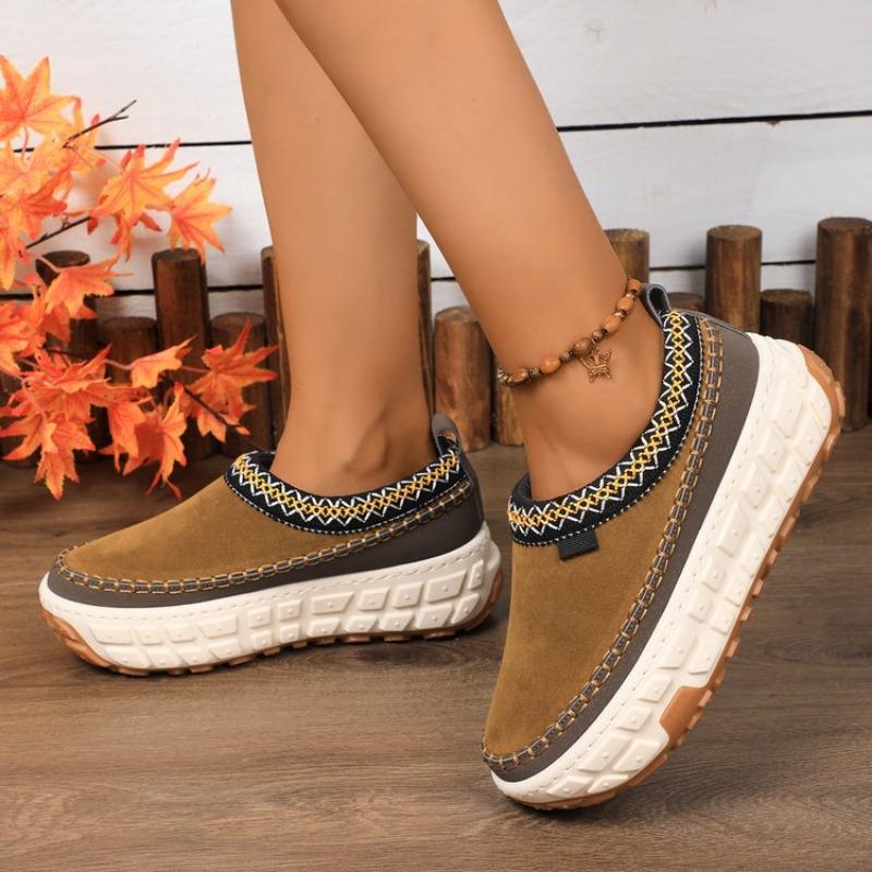 

Модные женские зимние ботинки 2024 Зимняя новая мода Теплые утолщенные пушистые хлопковые ботинки Женские повседневные удобные слипоны на платформе Женская обувь 36 верблюд