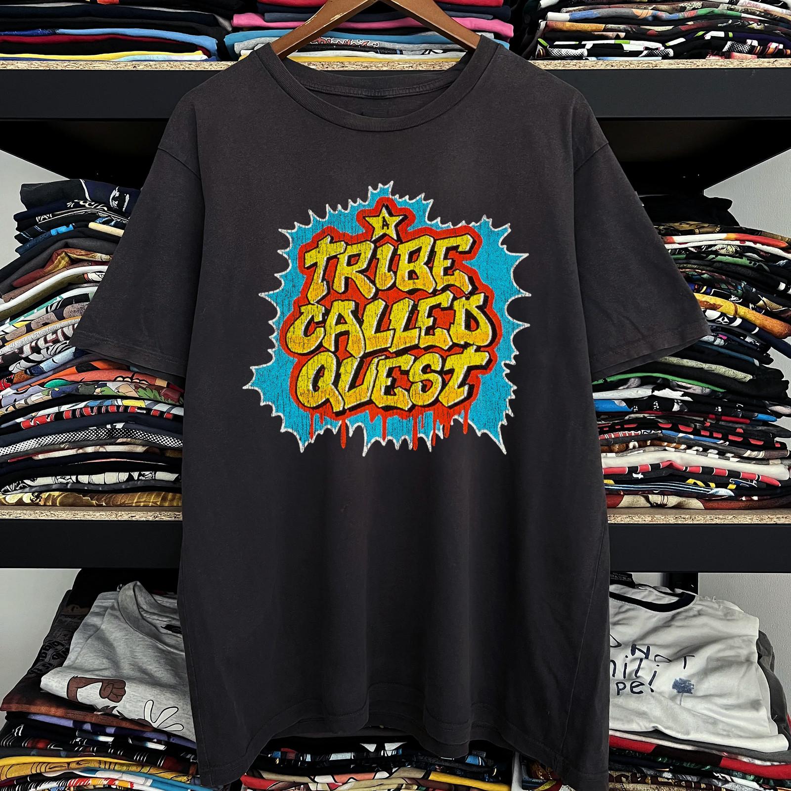 Rare Tribe Called Quest Washed T-Shirt Black L S
