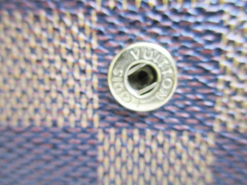 Authentic LOUIS VUITTON Damier Leather Brown Document Holders Agenda MM #6869 Refurbished