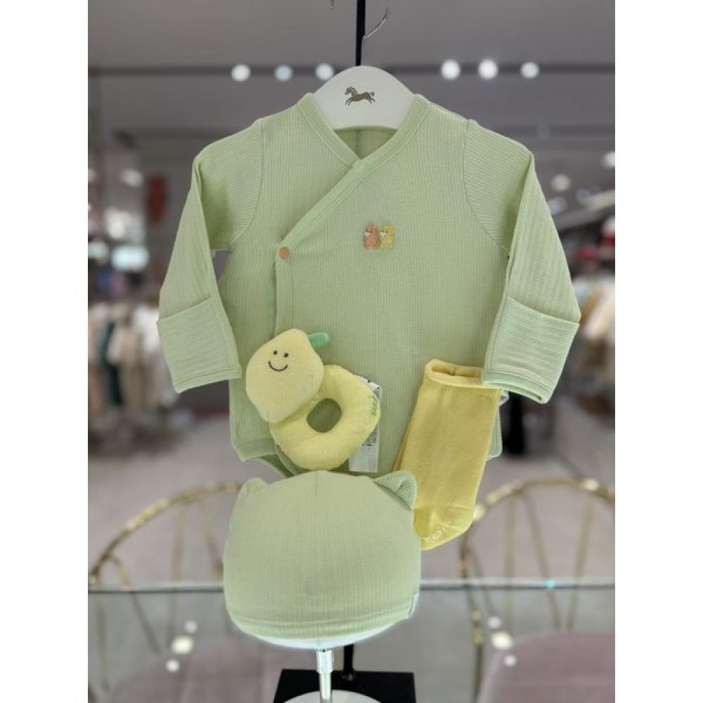 Ettoi Baby Suit 3pcs X Rattle Set  Green   07t117906s2 