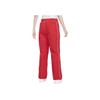 Nike Windrunner Color Block Gestreifte High Waist Webhose mit geradem Bein Damen Hose Universitätsrot FV7656-657