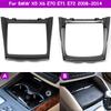 E70 E71 E72 Car Interior Front Center Console Panel Cover Water Cup Holder Decorative Panel Bezel For BMW X5 X6 2008-2014