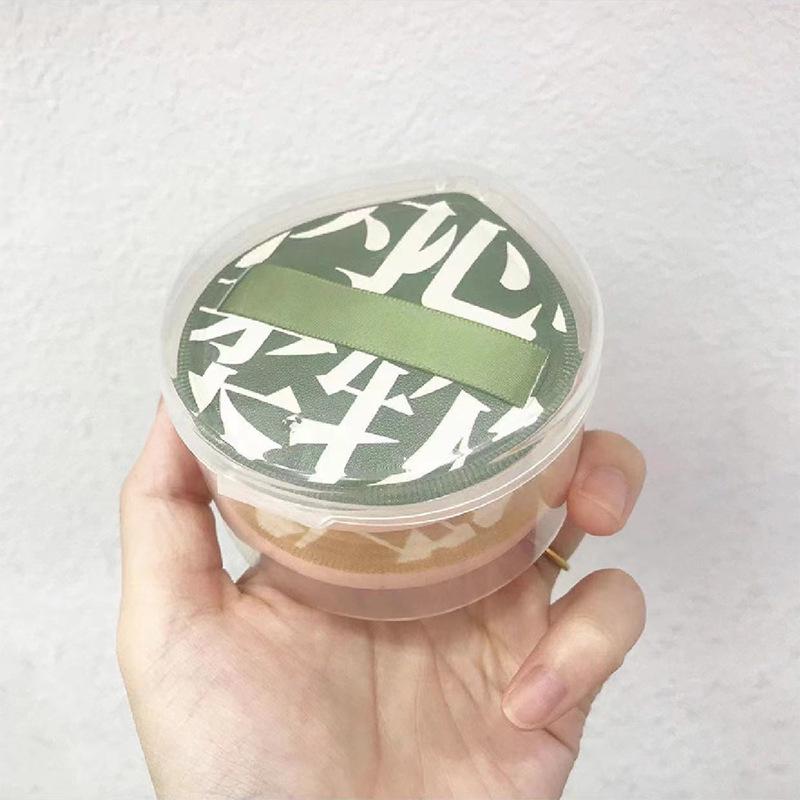 Thick Cotton Candy Air Cushion Powder Puff: Dual-Use Foundation, Concealer, and Makeup Powder for Smooth Application.