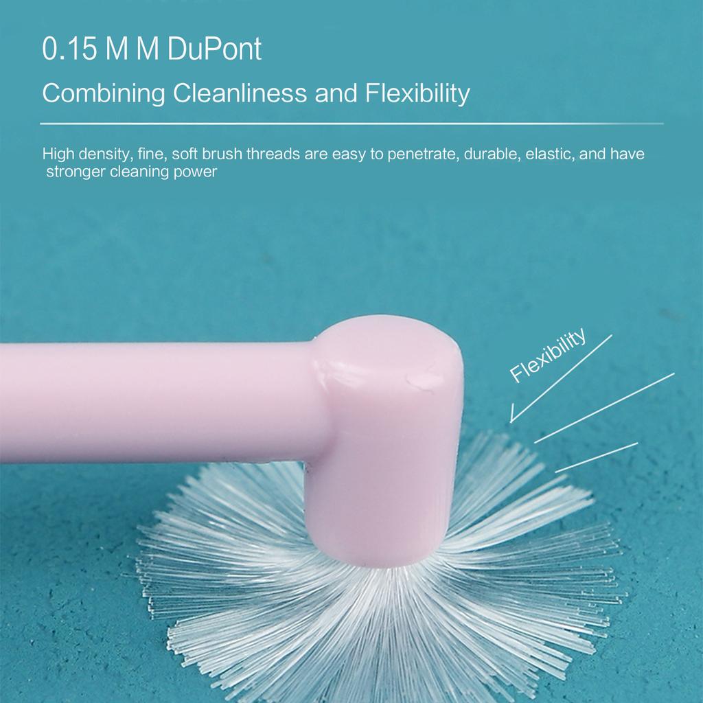 Interdental Brush For Dental Orthodontic Clean Between Teeth Cleaning Tools Soft Micro Brushes Pointed/Flat Head