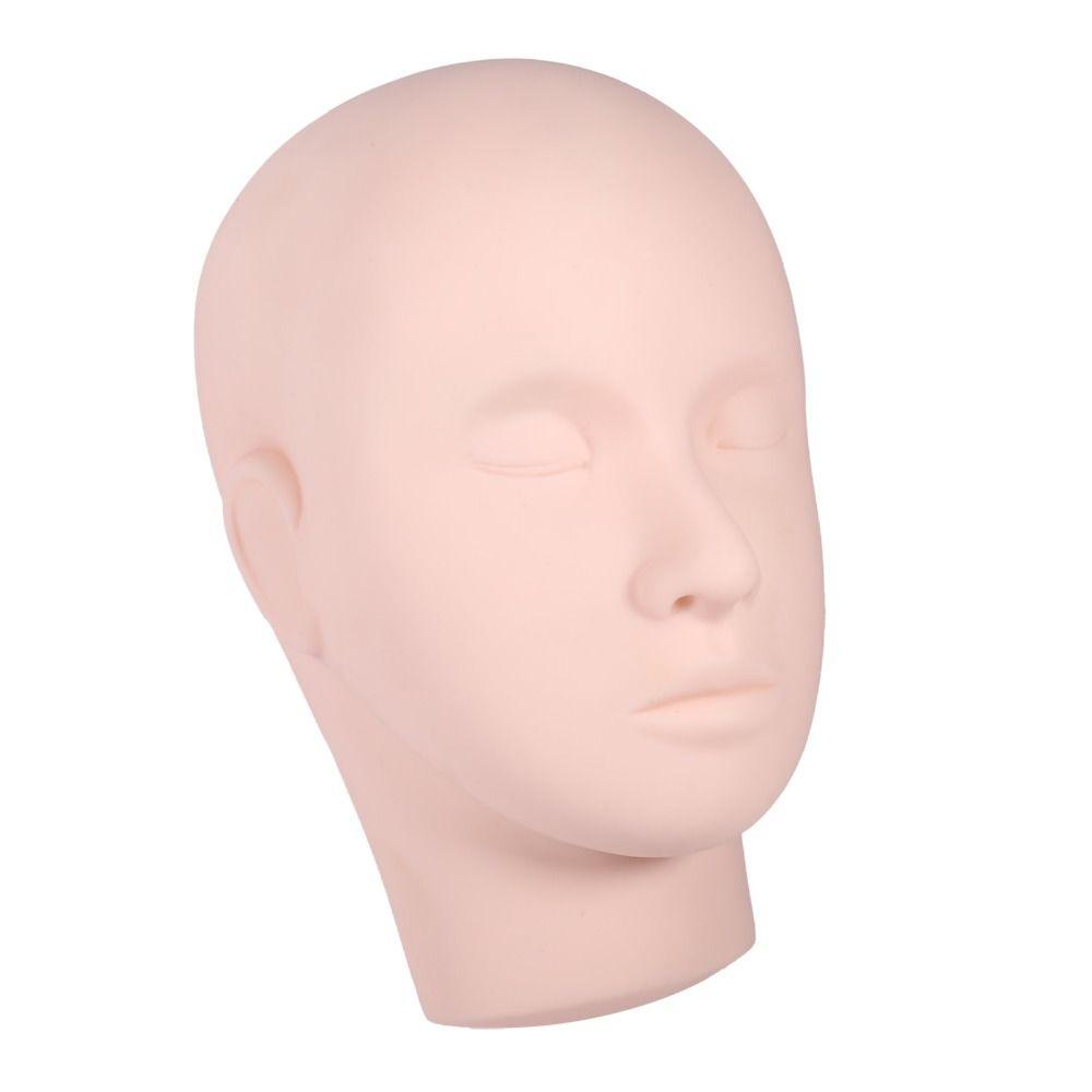 Practice Mannequin Makeup Practice Head 1PC Lash Training Mannequin  For Makeup Artists