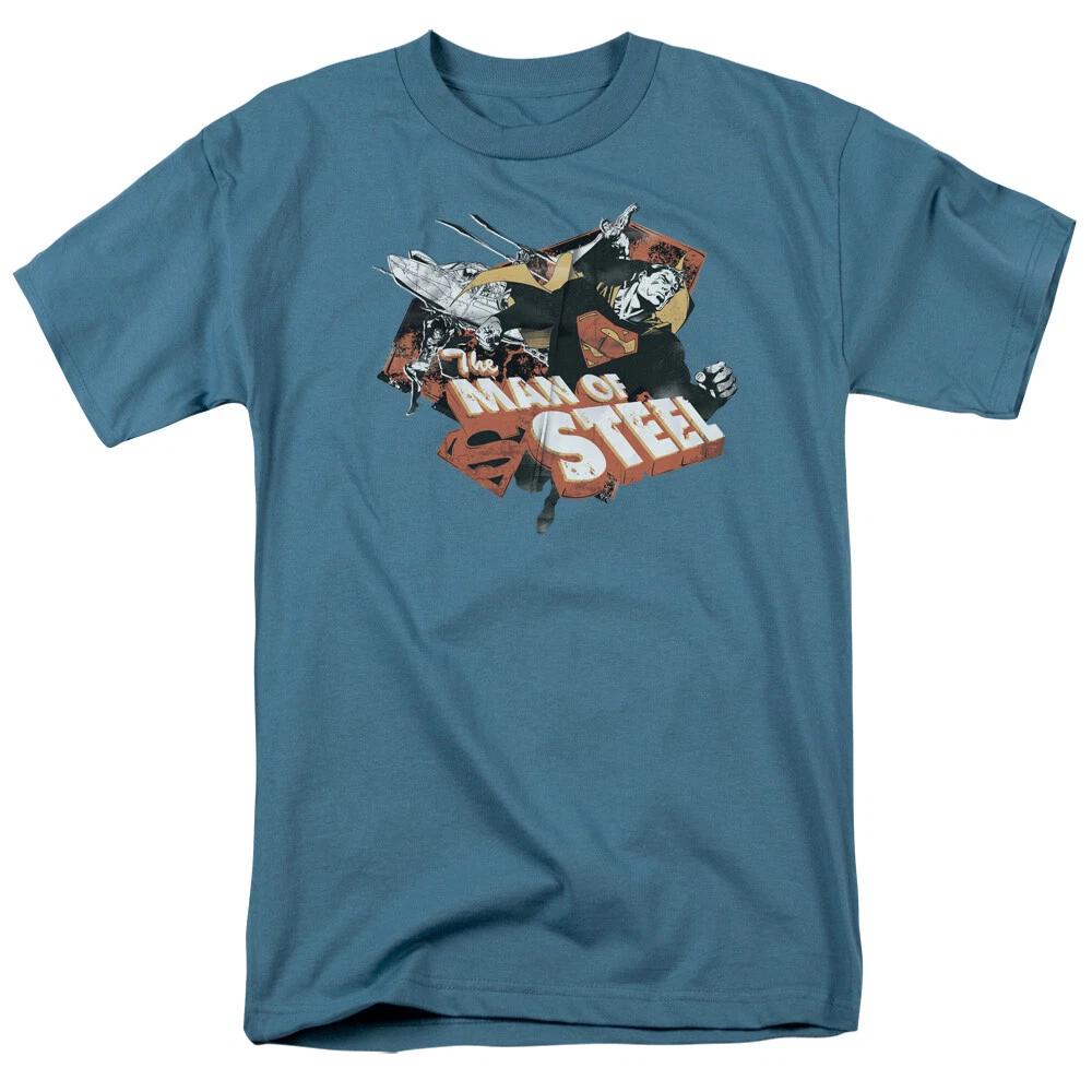 Superman  Man Of Steel  T-Shirt - Adult, Child S