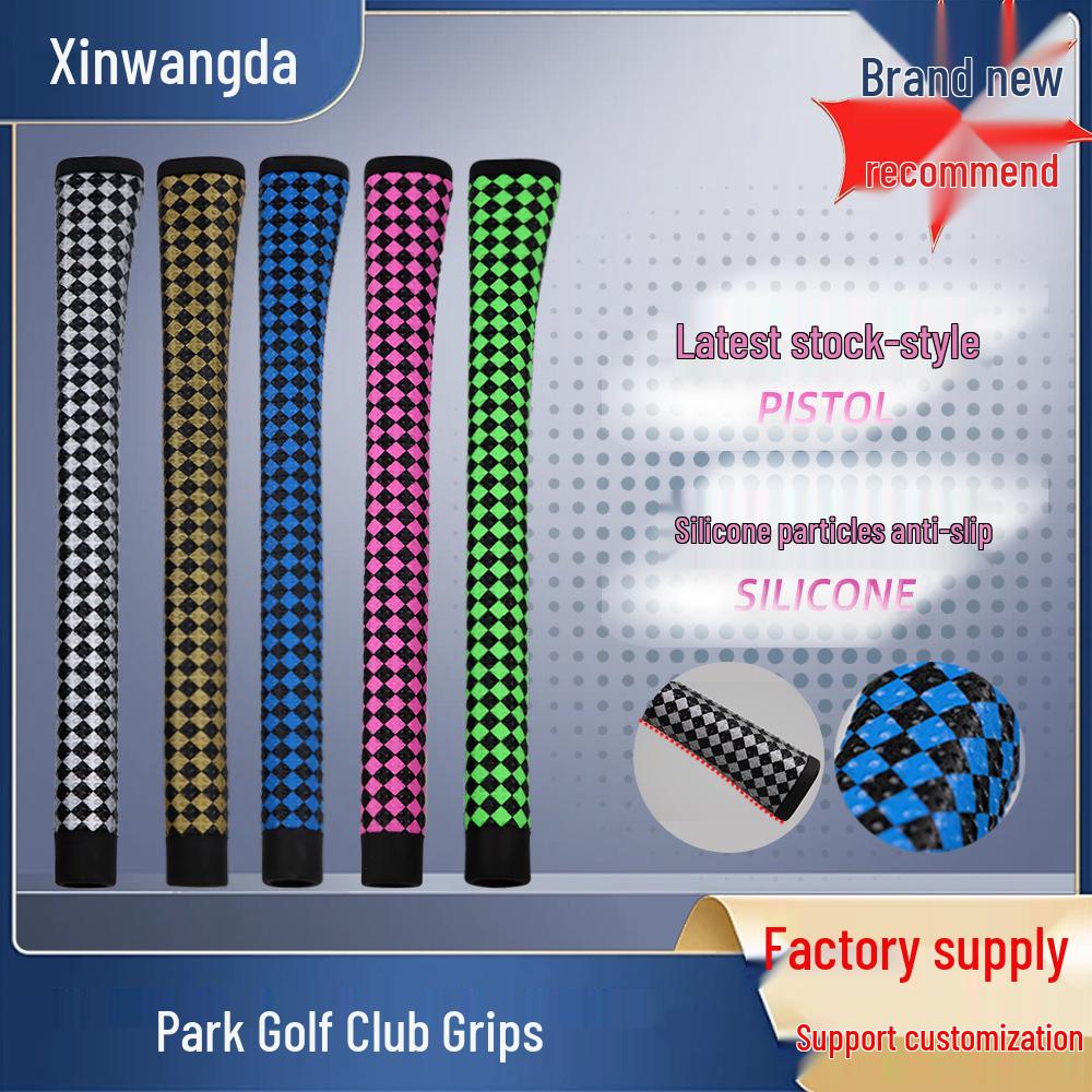Lightweight Suede Anti-slip Silicone Park Golf Grips, Customizable Design
