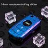 BGW1 14MM Remote car key  aluminum badge, decorative sticker For Dacia Duster Logan MCV Sandero Stepway Dokker Lodgy Car Accessories