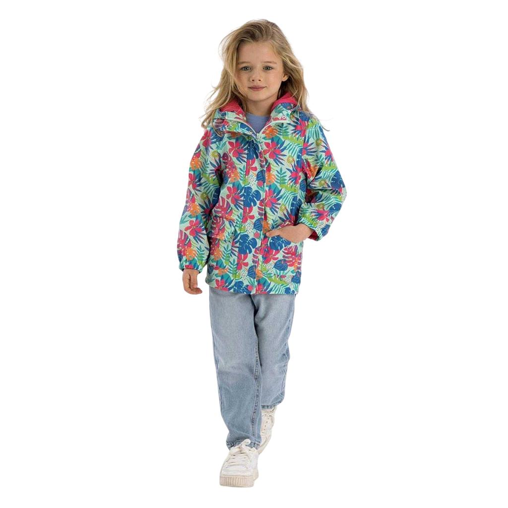 Minoti Girls Tropical Raincoat