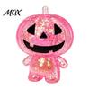 Clear Pumpkin Toys Halloween Stress Relief Toy, Glitter Man Squeeze Holiday Sensory Fidget Toy for Party Favors Tactile SensoryToy