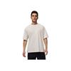 Flight Essentials Solid Color Crew Neck Versatile Short Sleeve T-Shirt Men Tops White IB7345-133