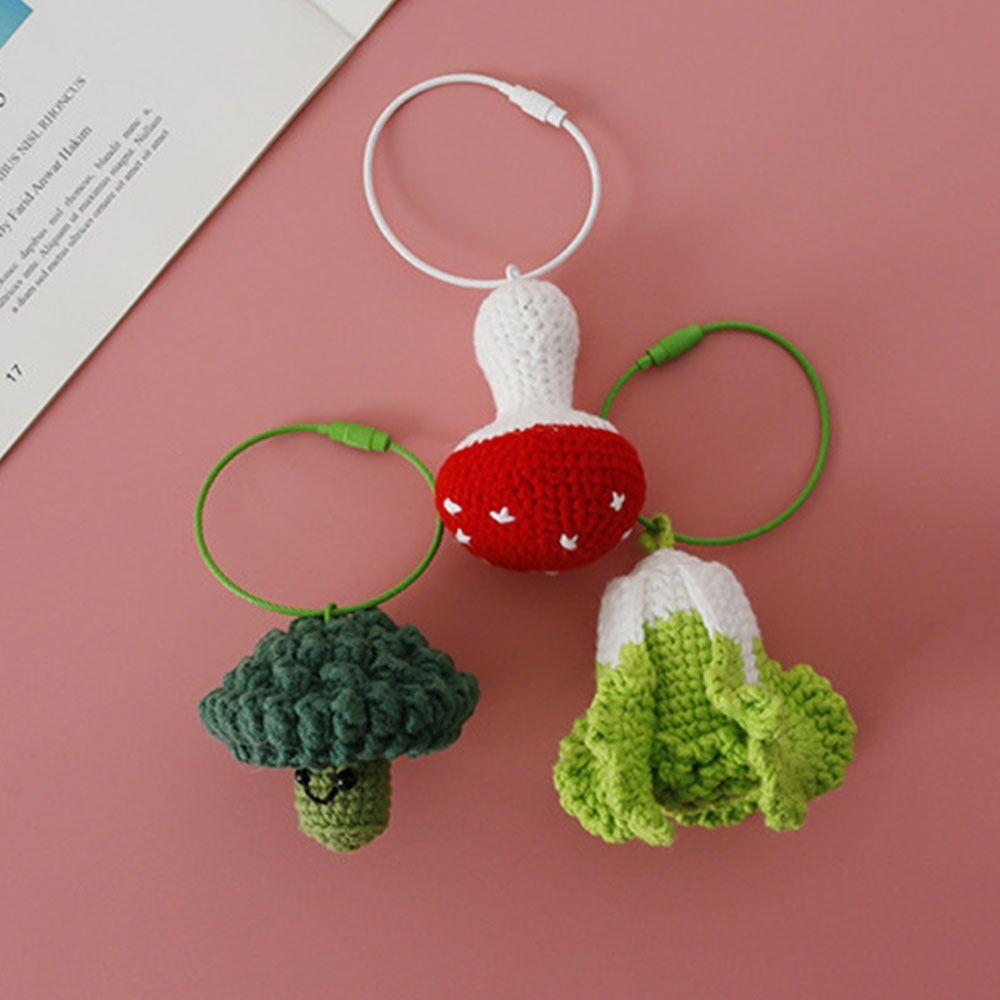 

Украшения Позитивная Вязаная Кукла Подвески Украшение Дома Плюшевая Кукла Игрушка Вязаная Кукла Брокколи