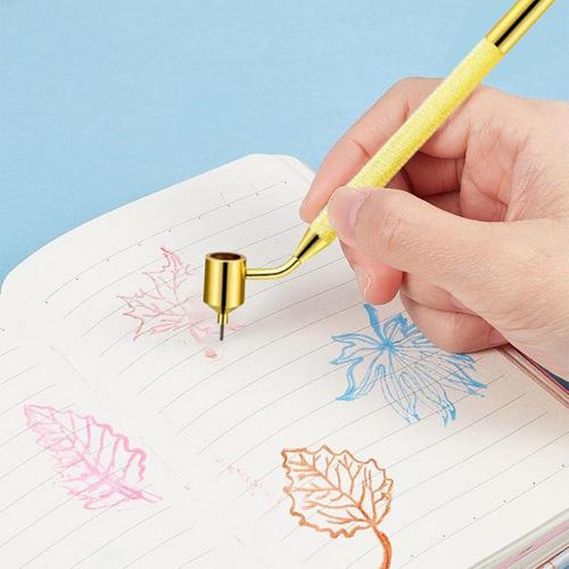 Autolack Kratzer Reparatur Aluminium Flüssigkeitsstift Fineliner Applikatoren Präzisions Ausbesserungslack Nachfüllbarer Detailing Flüssigkeitsstift Für