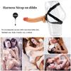 MoDi Huge XXL Realistic Dildo Strap On Soft Dick Strapon Suction Cup Penis Sex Toys