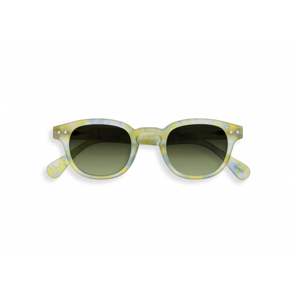 Ijipiji Retro Sunglasses #C Joyful Cloud