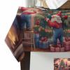 Christmas Winter Dwarf Tablecloths Waterproof Kitchen Coffee Table For Living Room Home Decor Dining Table