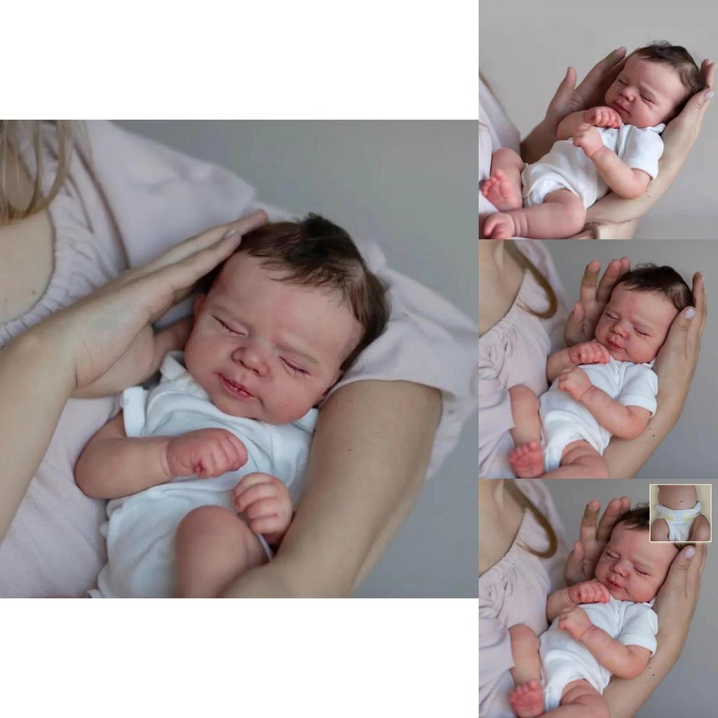 Silikonová panenka reborn pro sběratele a nadšence do dárků 50 cm Realistický kamarád na hraní